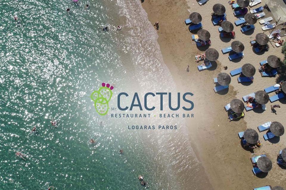 Cactus Beach Paros Logaras Exterior foto
